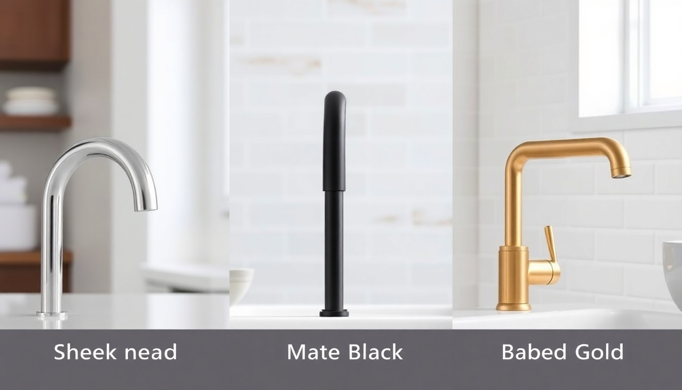 How to Choose the Right Faucet Finish (Chrome, Matte Black, Brushed Gold)