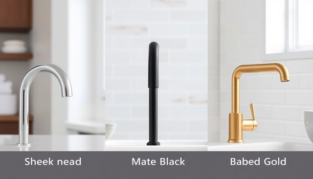 How to Choose the Right Faucet Finish (Chrome, Matte Black, Brushed Gold)
