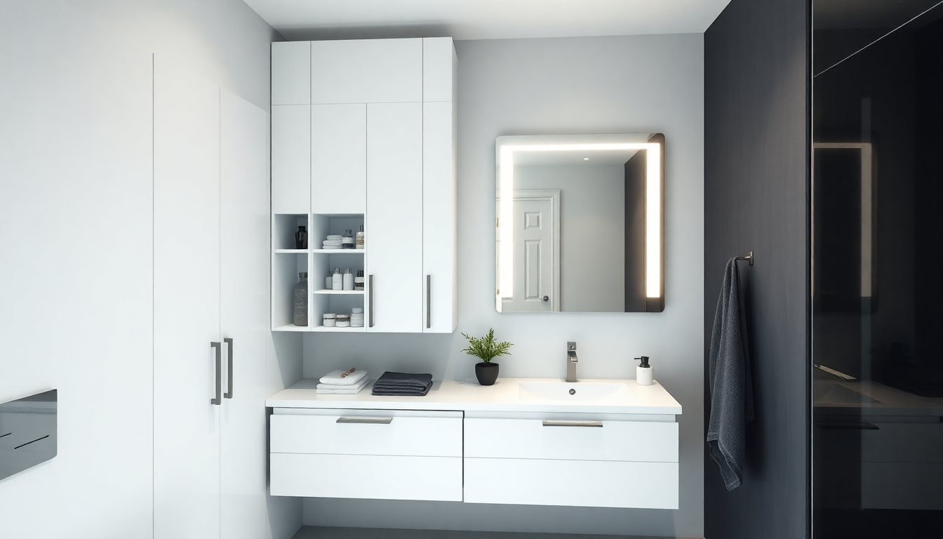 Maximize Your Small Bathroom's Style and Storage with These Space-Saving Vanity Ideas