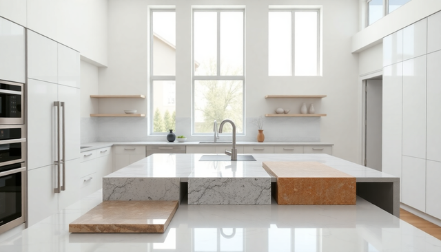 Quartz, Granite, or Porcelain: Choosing the Perfect Kitchen Countertops in Keene, NH