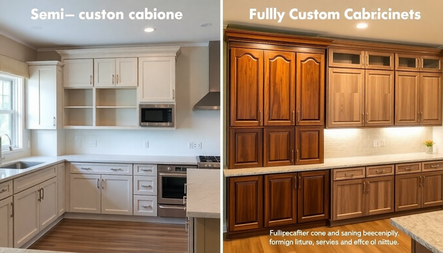 Semi-Custom vs Custom Cabinets: Making the Right Choice for Your Kitchen Renovation