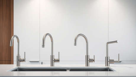 4 Kitchen Faucets That Make a Statement