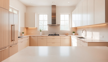 16 Countertops That Match Your Cabinets—Perfectly