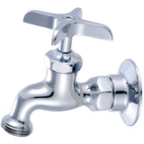Central Brass 0005-H1/2P Single Handle Wallmount Faucet in Polished Chrome