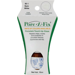 Fixture-fix Porc-a-fix Basic White Porcelain Touch-up Paint, 15cc