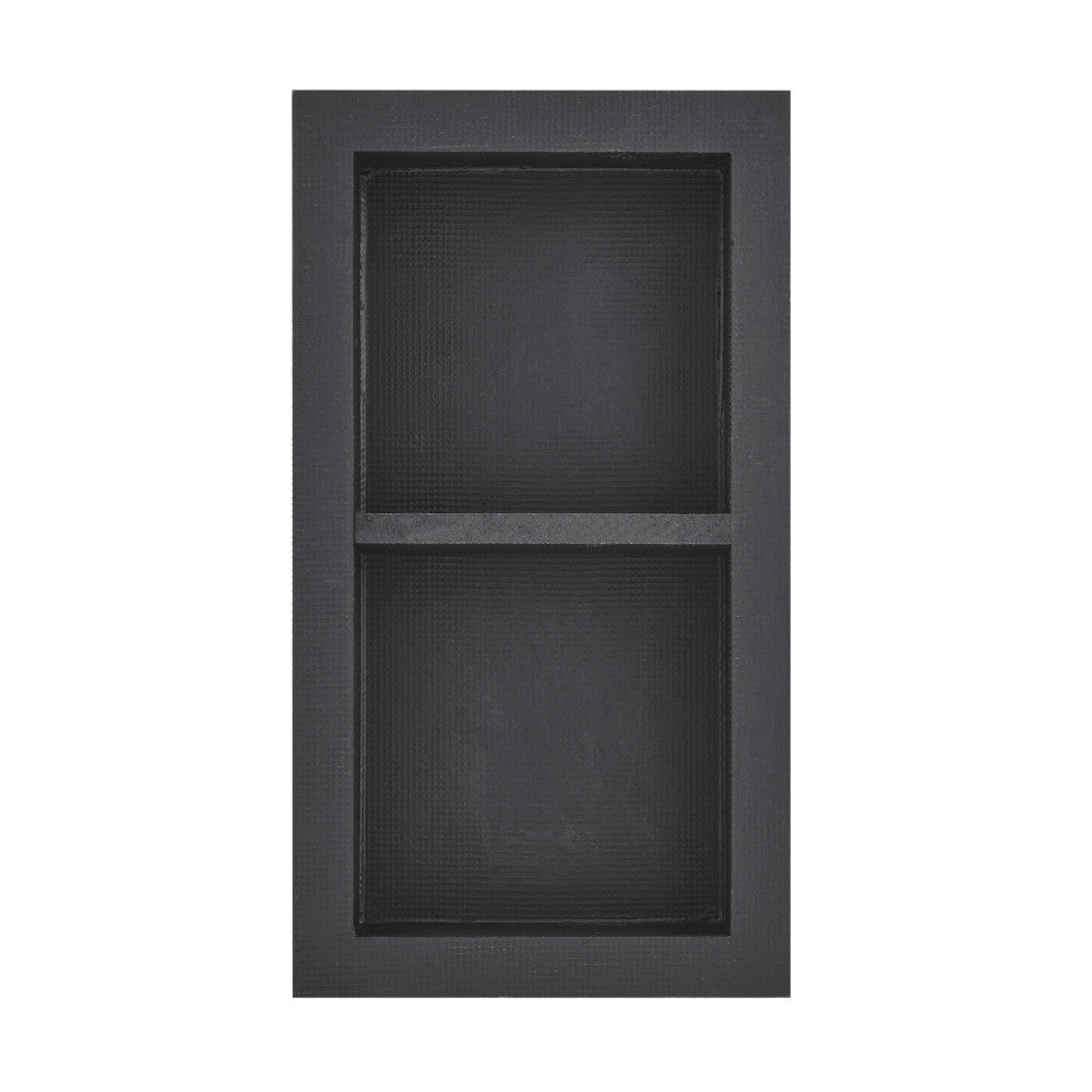 Dover 12" x 25" Double Shelf Wall Niche