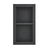 Dover 12" x 25" Double Shelf Wall Niche