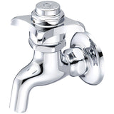 Central Brass 0033-1/2CV-02 Self-Close Wallmount Faucet in Polished Chrome
