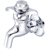 Central Brass 0033-1/2HV-02 Self-Close Wallmount Faucet in Polished Chrome