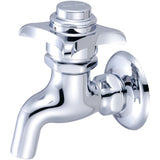 Central Brass 0033-1/2PV-02 Self-Close Wallmount Faucet in Polished Chrome
