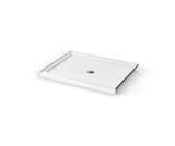 MAAX 106754-000-002-000 Icon 4834 AcrylX Alcove Shower Base with Center Drain in White