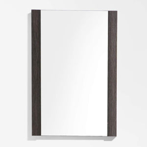 Blossom Barcelona 24" Vanity Base in White / Dark Oak with Acrylic Sink & Mirror