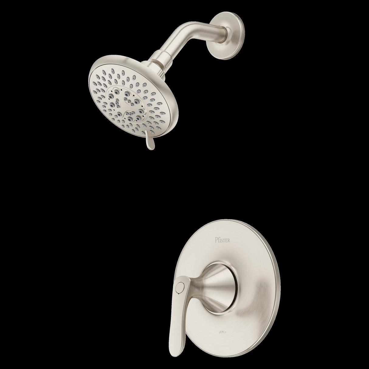Weller 1-Handle Shower Only Trim Kit in Brushed Nickel
