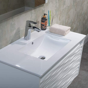 Blossom Paris 36" White Vanity with Ceramic Sink and Mirror