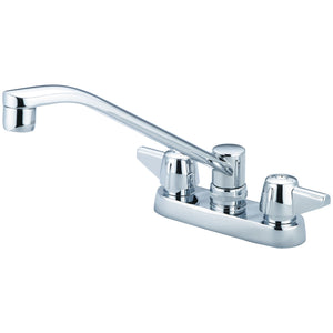 Central Brass 0084-A6 Two Handle Cast Bar/Laundry Faucet in Polished Chrome