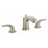 GROHE Eurosmart Brushed Nickel 2-Handle Widespread WaterSense Bathroom Faucet (Drain Included)