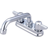 Central Brass 0094-A Two Handle Shell Type Bar/Laundry Faucet in Polished Chrome