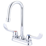 Central Brass 0094-ELS17 Two Handle Shell Type Bar/Laundry Faucet in Polished Chrome