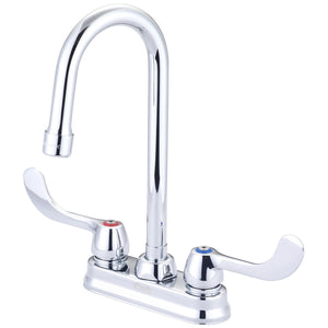 Central Brass 0094-ELS17 Two Handle Shell Type Bar/Laundry Faucet in Polished Chrome
