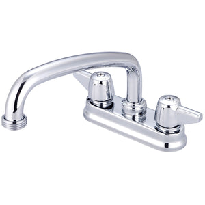 Central Brass 0094-H1 Two Handle Shell Type Bar/Laundry Faucet in Polished Chrome