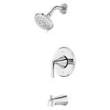 McAllen 1-Handle Tub & Shower Trim Kit in Polished Chrome