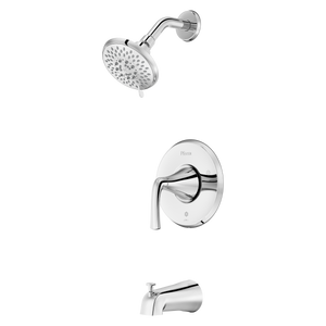 McAllen 1-Handle Tub & Shower Trim Kit in Polished Chrome