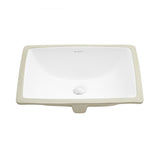 Plaisir 18.5 Rectangular Under-Mount Bathroom Sink