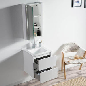 Blossom Valencia 20" Single Vanity, Mirror, Mirrored Medicine Cabinet