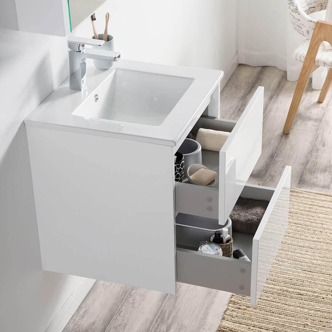 Blossom Valencia 20" Single Vanity, Mirror, Mirrored Medicine Cabinet