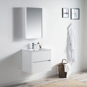 Blossom Valencia 36" Single Vanity, Mirror, Mirrored Medicine Cabinet