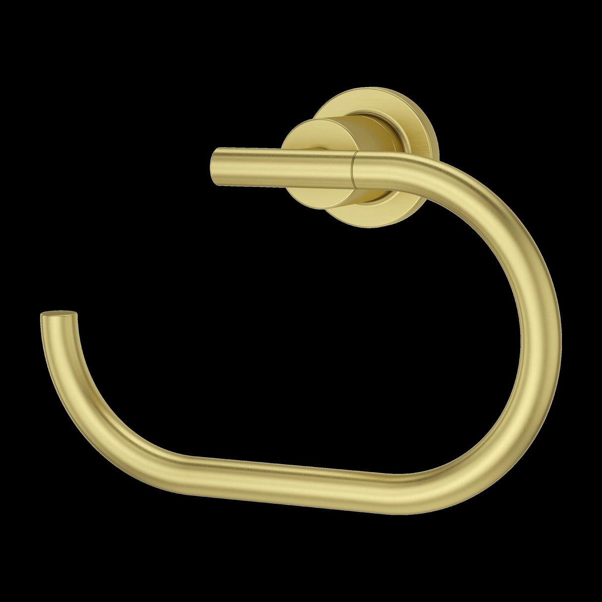 Contempra Towel Ring in Brushed Gold