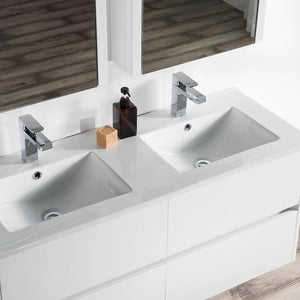 Blossom Valencia 48" Double Vanity, Mirror, Mirrored Medicine Cabinet