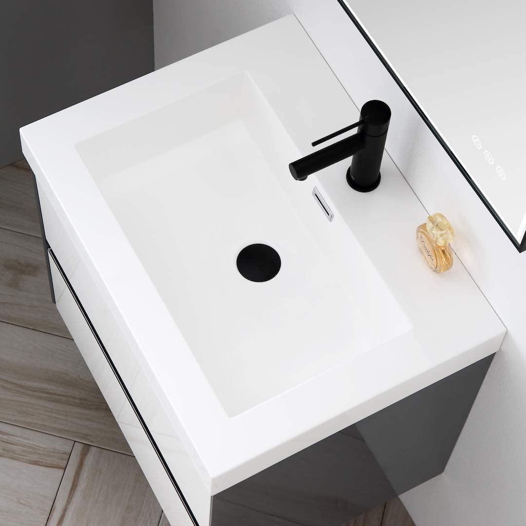 Blossom Berlin White 30" Vanity Base with Acrylic Sink.