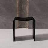 New England Home Goods 16"Solid Surface Shower Stool