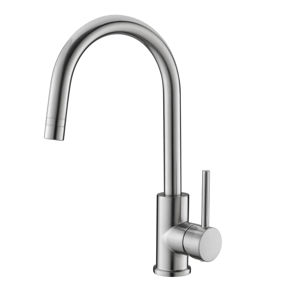 DAX-6515-BN SINGLE HANDLE KITCHEN FAUCET WITH SWIVEL SPOUT, BRASS BODY, BRUSHED NICKEL FINISH, 7-1/4 X 13-11/16 INCHES