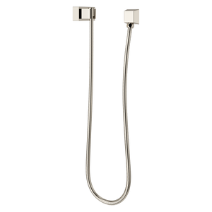 Modern Square 3-Piece Handheld Shower Kit with 60 in. Hose in Polished Nickel