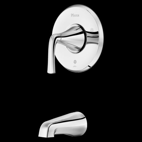 McAllen 1-Handle Tub Only Trim Kit in Polished Chrome