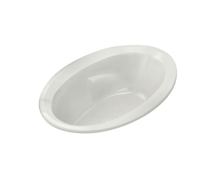 MAAX 100021-103-001-100 Twilight 60 x 42 Acrylic Drop-in End Drain Aeroeffect Bathtub in White