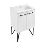 Annecy 24" Bathroom Vanity in Mondrian White