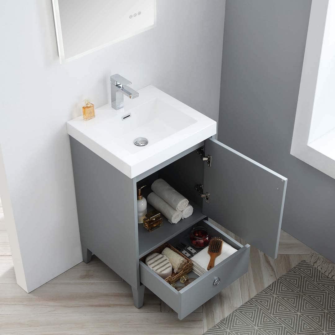 Blossom Lyon 20” Metal Gray Vanity