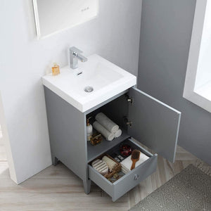 Blossom Lyon 20” Metal Gray Vanity