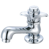 Central Brass 0255-AP Self-Close Single Handle Basin Faucet in Polished Chrome