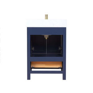 Blossom Geneva Freestanding Bathroom Vanity With Countertop, Undermount Sink & Mirror