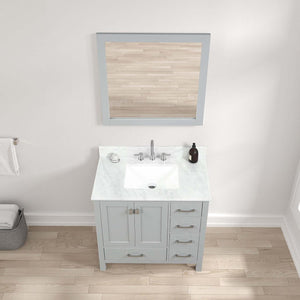Blossom Geneva Single Sink Freestanding Bathroom Vanity With Countertop & Undermount Sink