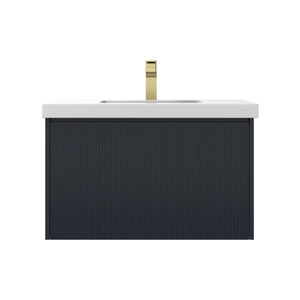 Sleek Minimalism: Blossom Positano Single Sink Floating Vanity 20" to 48"