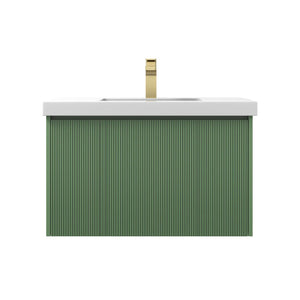 Sleek Minimalism: Blossom Positano Single Sink Floating Vanity 20" to 48"
