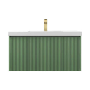 Sleek Minimalism: Blossom Positano Single Sink Floating Vanity 20" to 48"