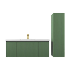 Blossom Positano 48" Floating Bathroom Vanity Single/ Double Sink & 2 Side Cabinet
