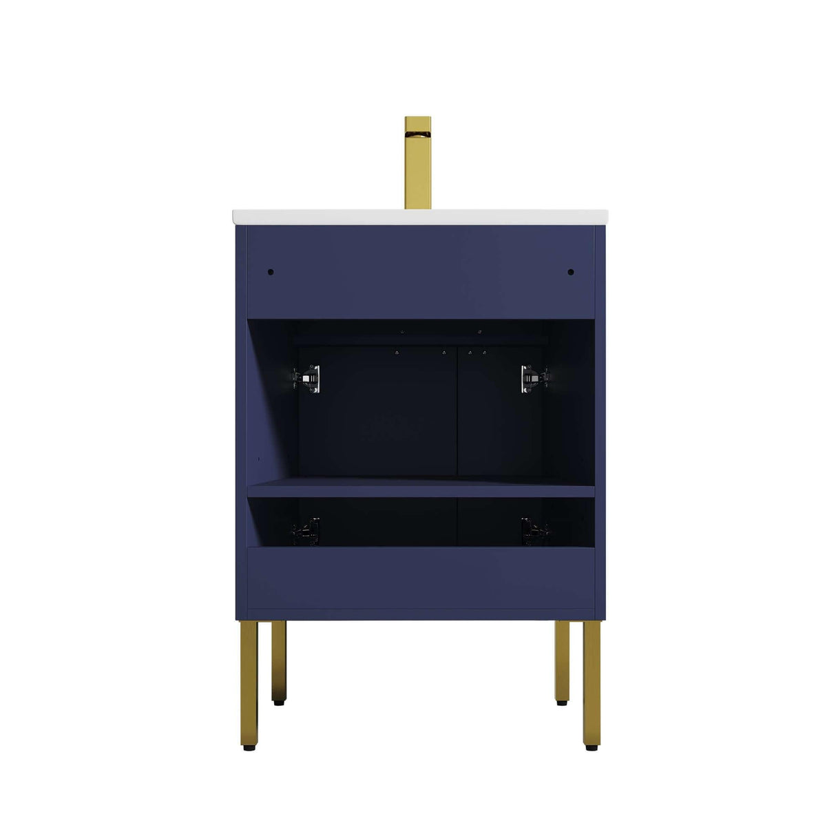 Blossom Bari 24", 30", or 36" Freestanding Bathroom Vanity with Ceramic Sink