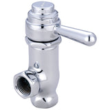 Central Brass 0333-L3/8 Self-Close Angle Stop in Polished Chrome